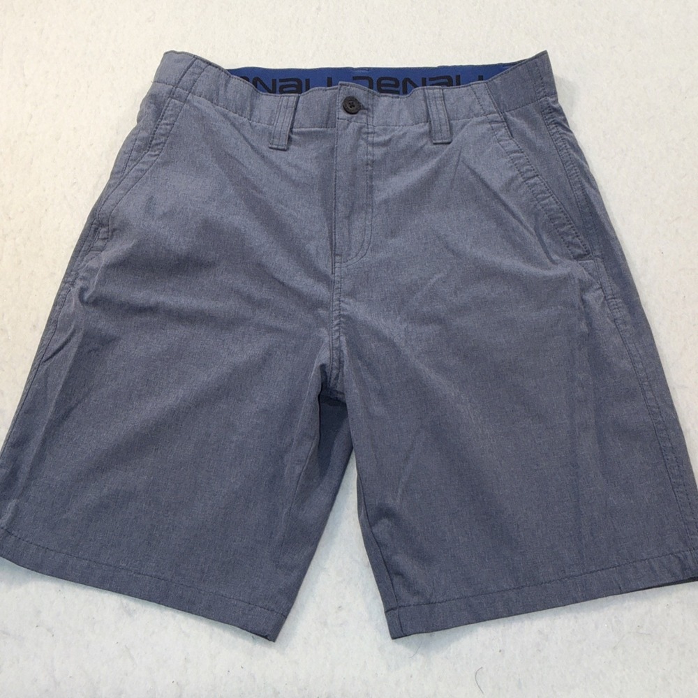 Denali Shorts Mens Size 32 Stretch Flat Front Blue Hiking Outdoor 8.5"